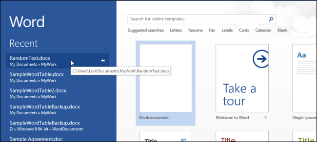 حذف صفحه ی شروع Office 2013 حذف صفحه ی شروع Office 2013