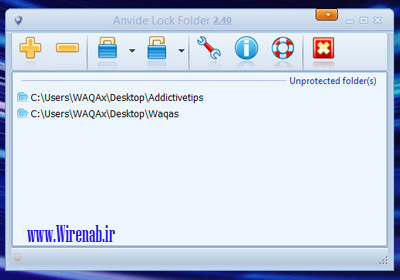 Anvide Lock Folder:نرم افزاری برای محافظت از رمز عبور و مخفی کردن پوشه ها بدون نصب نرم افزار