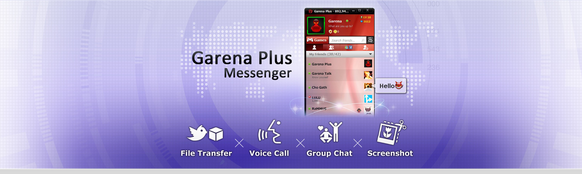 دانلود نرم افزار گارنا برای انلاین بازی کردن بازی ها(Garena Plus)