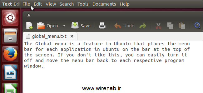 چگونه منوی را در Ubuntu 13.10 غیر فعال کنیم؟ چگونه منوی را در Ubuntu 13.10 غیر فعال کنیم؟