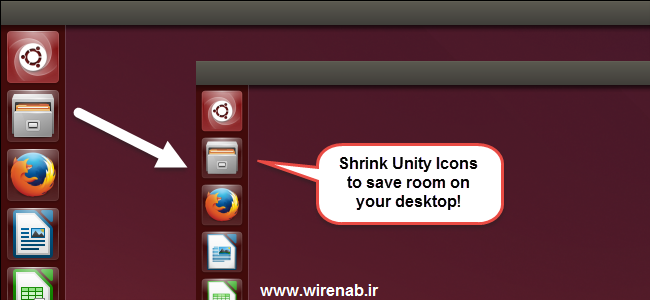 نحوه تغییر اندازه لانچر آیکن در اوبونتو 14.04