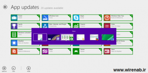 نحوه انتخاب برنامه ها در Start Screen ویندوز 8.1